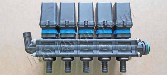 5-section block of solenoid valves (46300551)